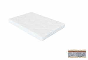 Матрац - трансформер к кроватке IngVart Smart Bed Oval, кокос-поролон, 120 х 72 см