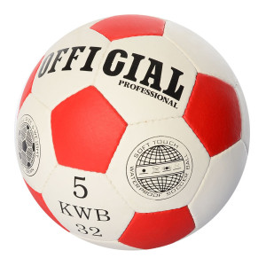 Мяч футбольный OFFICIAL 2500-200, размер 5, ПУ 1,4мм, 32панели ,ручн.работа