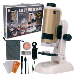 Микроскоп детский Science Horse, увеличение 250X/100X, с аксессуарами