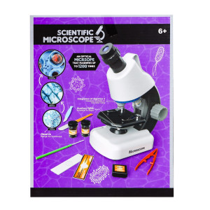 Микроскоп детский Scientific, с аксессуарами, увеличение 100х, 400х, 1200Х