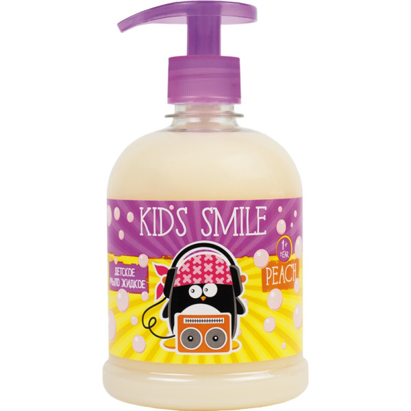 Мыло жидкое Romax Kids smile Персик, детское, 500гр