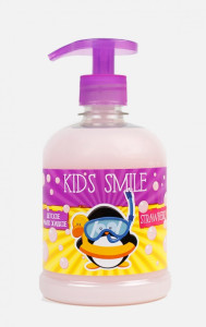 Мыло жидкое Romax Kids smile Клубника, детское, 500гр