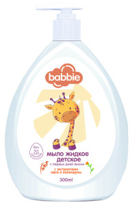 Мыло жидкое детское Babbie, 300гр