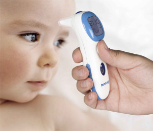 Термометр голосовой Miniland baby Thermo Talk, цифровой, инфракрасный