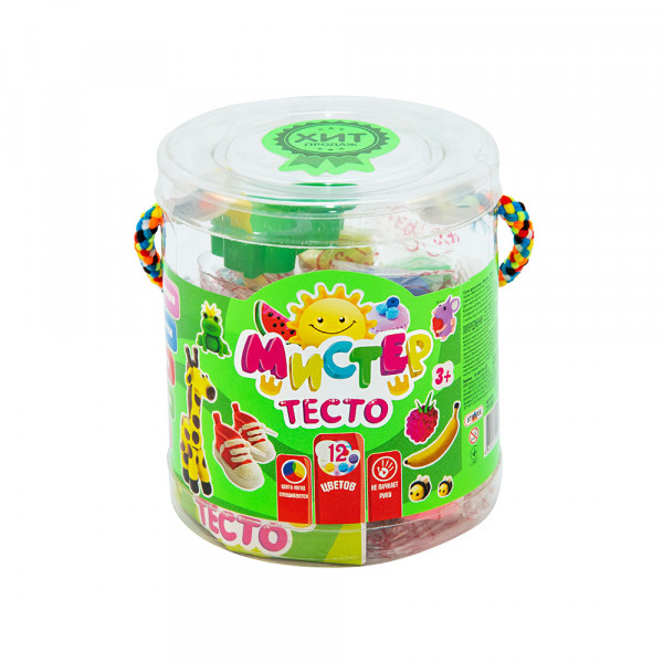 Набор для лепки Мистер тесто, в блистере, 12 цветов