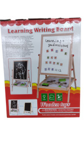 Мольберт деревянный Wooden toys, двухсторонний, на ножках, с аксессуарами