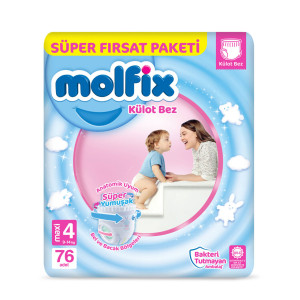 Трусики Molfix Pants Jumbo Maxi №4 (9-14кг) 76шт.