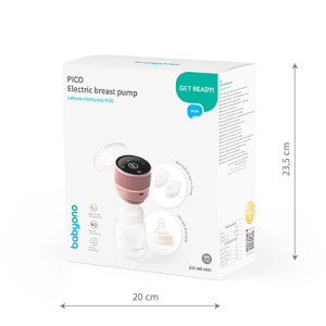 Молокоотсос электрический BabyOno PICO, бутылка 280мл