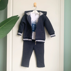 Спортивный костюм Monna Rosa 21646, со свитшотом, для мальчика, 9-24м