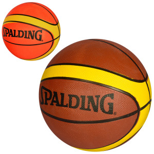 Мяч баскетбольный MS 1420-5 SPALDING, размер 7, резиновый