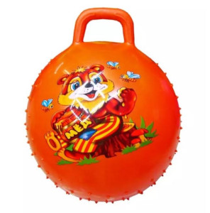 Мяч гимнастический детский Essa Toys, фитбол, с ручкой, D=55см