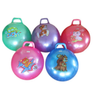 Мяч гимнастический детский Essa Toys, фитбол, с ручкой, D=55см