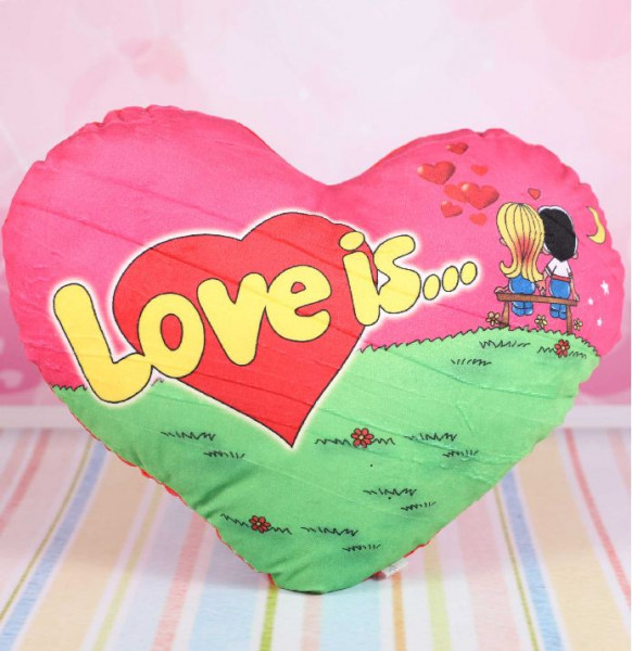Мягкая игрушка-подушка Сердце Love is…00231-2, 30 см