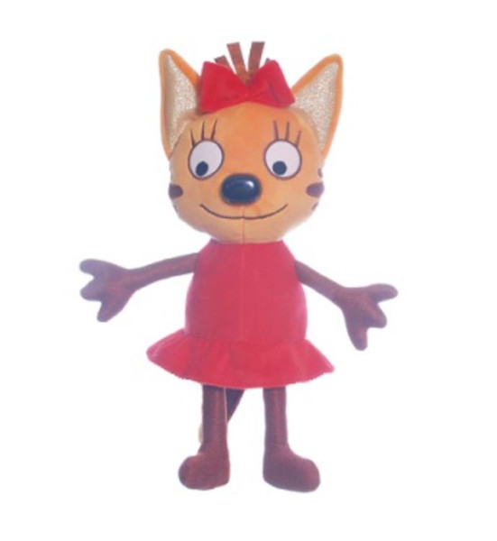 Мягкая игрушка Копица Карамелька, из мультсериала "Три кота", 33см