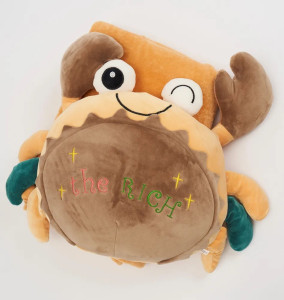 Мягкая игрушка 49107 Крабик, с пуховым одеялом, 55см