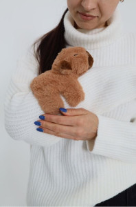 Мягкая игрушка Капибара, 18 см