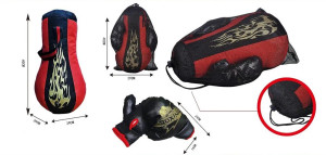 Набор для бокса: груша и перчатки