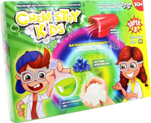 Набор для экспериментов Danko Toys CHK-02-03 Chemistry Kids Econom, от 10лет