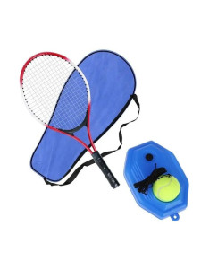 Тренажёр для тенниса: ракетка с мячом на веревке
