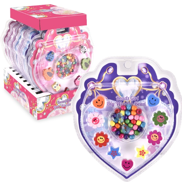 Набор для плетения из бисера Essa Toys Beads Girl, деревянный