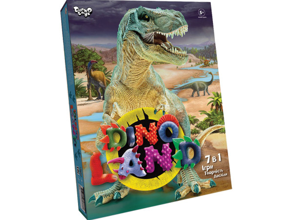 Набор для творчества Danko Toys Dino Land , 7в1