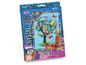 Набор для творчества Danko Toys 19489 Crystal Art Kids, с кристаллами