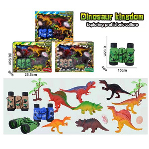 Набор фигурок Dinosaur Kingdom 47916, с биноклем, в ассортименте