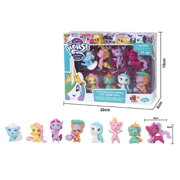 Набор фигурок My Little Pony 48281, Пони-малыши, 8 шт