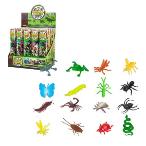 Набор фигурок Essa Toys Насекомые, в тубе, 16шт