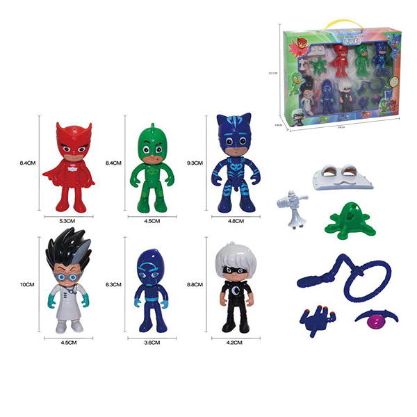 Набор фигурок из м/с Герои в масках 45401, 6шт