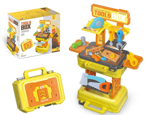 Набор игрушечных инструментов в чемодане 2в1