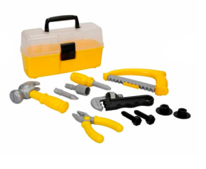 Набор игрушечных инструментов в чемодане Summan, 12 предметов