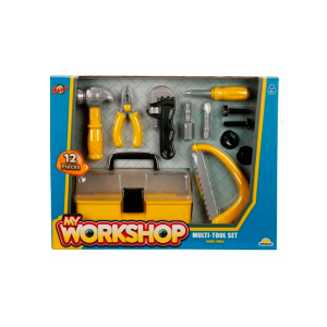 Набор игрушечных инструментов в чемодане Summan, 12 предметов