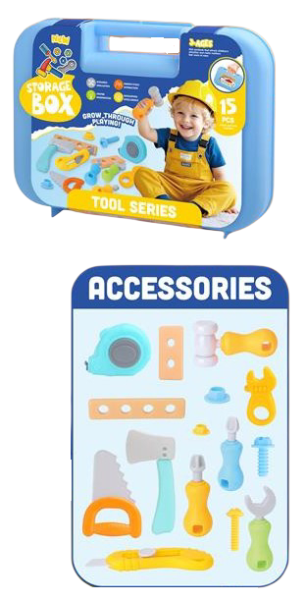 Набор инструментов в чемоданчике Tool Series, 15 предметов