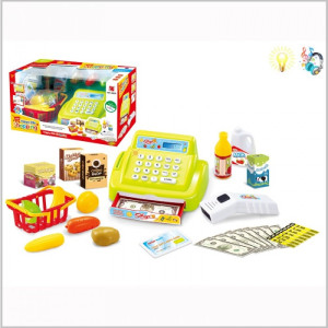 Игровой набор 02497 Кассовый аппарат, с корзинкой и покупками
