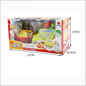 Игровой набор 02497 Кассовый аппарат, с корзинкой и покупками
