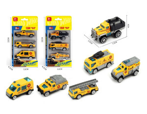 Набор машинок City Alloy Car, металл, 1:64