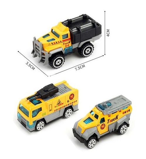 Набор машинок City Alloy Car, металл, 1:64