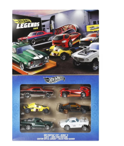 Набор машинок Hot Wheels Legends Silver Series, металл, 6шт