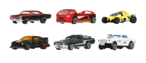 Набор машинок Hot Wheels Legends Silver Series, металл, 6шт