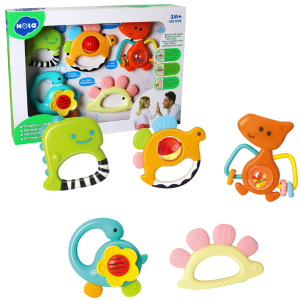 Набор погремушек Hola Динозавры, 5шт