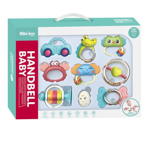 Набор погремушек Ibi-inn Handbell Baby, 9шт, 0m+