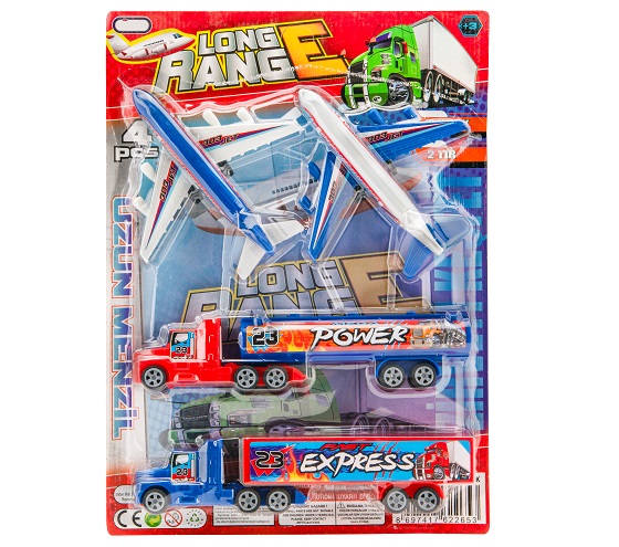 Набор транспорта 45150, 2 самолета, 2 грузовика