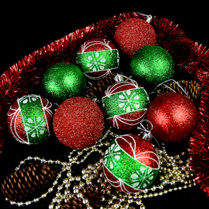 Набор елочных игрушек 88318-6 Шарики, диаметр 6см, 30шт.