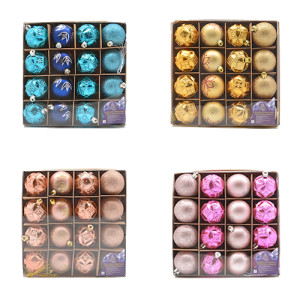 Набор елочных игрушек 8941 Шарики, диаметр 6см, 16шт.