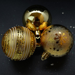 Набор елочных игрушек 9053 Шарики, диаметр 6см, 20шт.