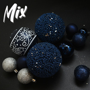 Набор елочных игрушек 9343 Шарики, размеры в ассортименте, 49шт.