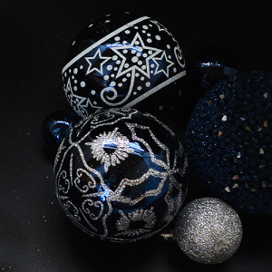 Набор елочных игрушек 9343 Шарики, размеры в ассортименте, 49шт.