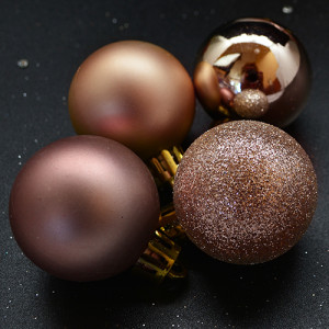 Набор елочных игрушек 9344 Шарики, диаметр 6см, 12шт.