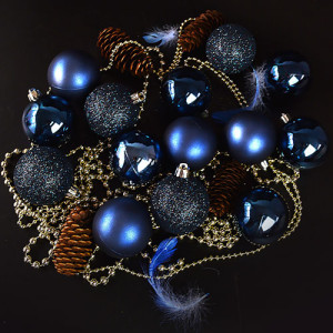 Набор елочных игрушек 9468 Шарики, диаметр 6см, 42шт.